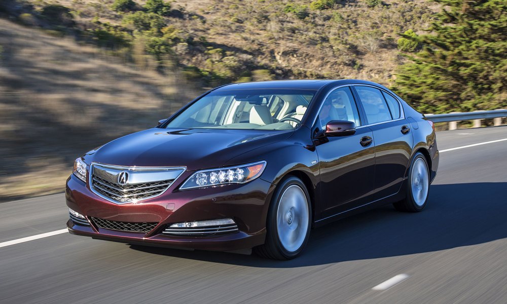 2016 Acura RLX Sport Hybrid driving front side 2