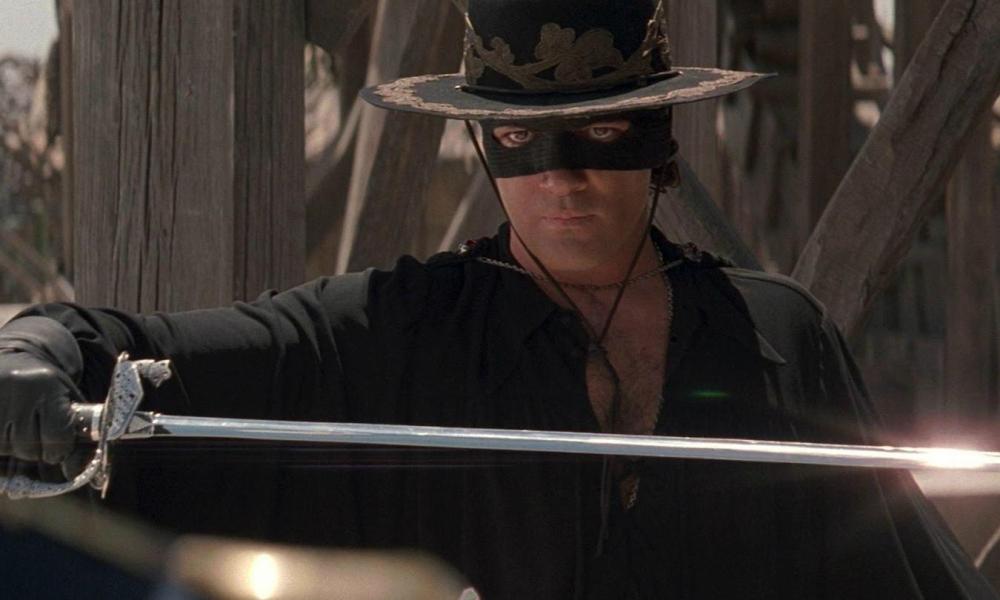 Antonio Banderas in The Mask of Zorro.