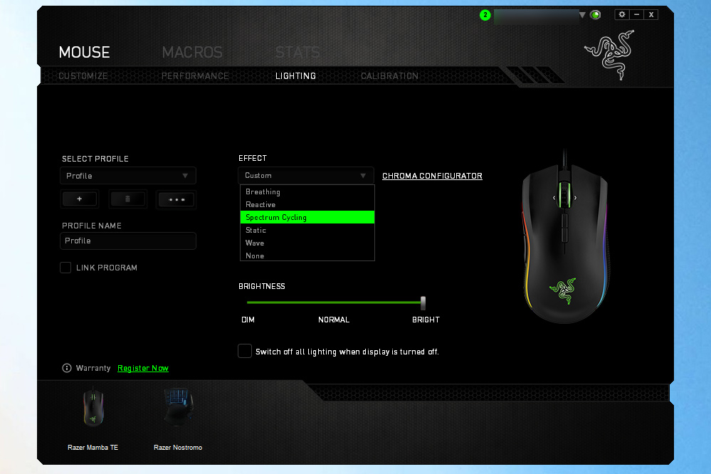 razer mamba dpi