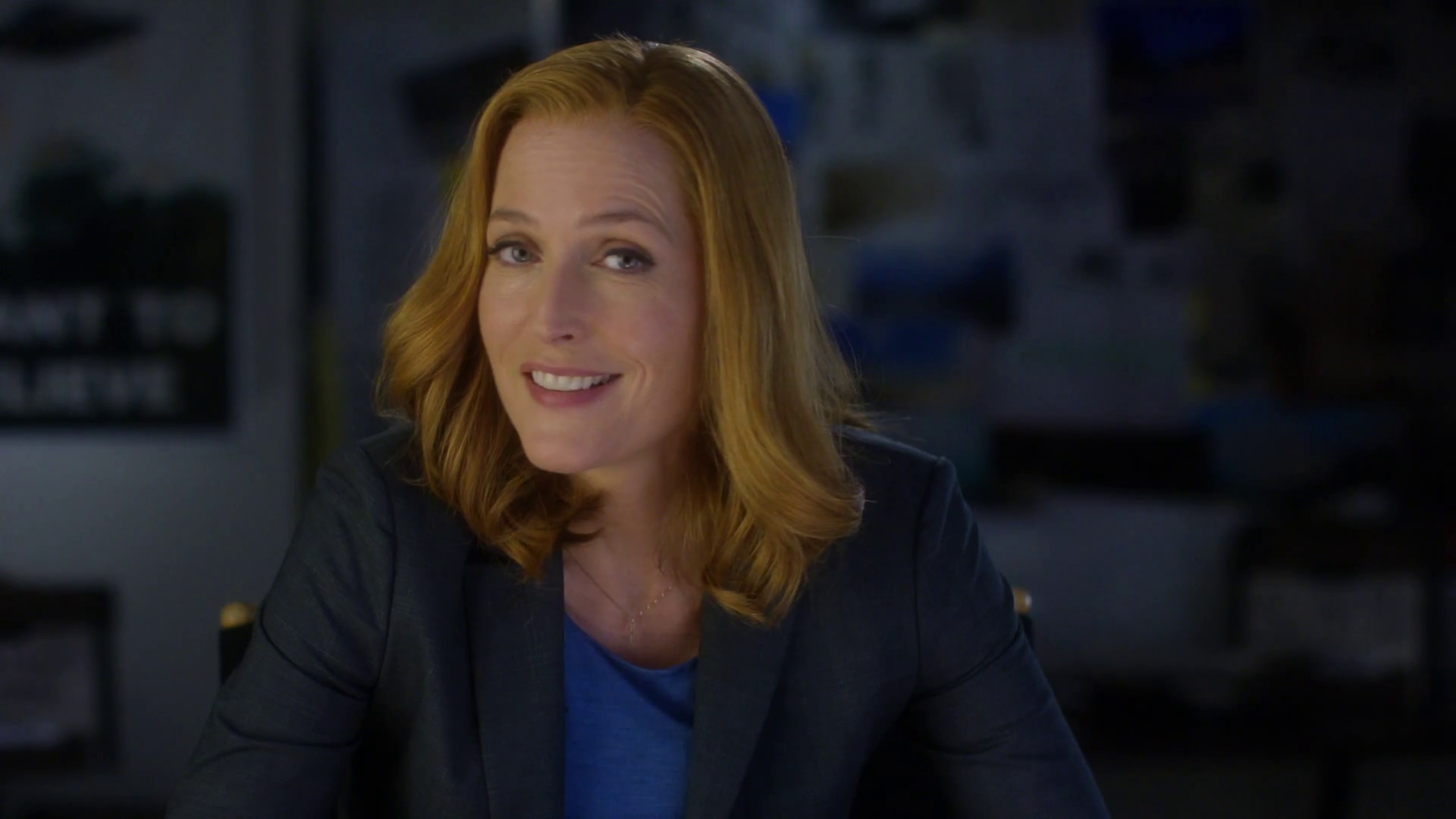 Gillian Anderson dans X-Files.