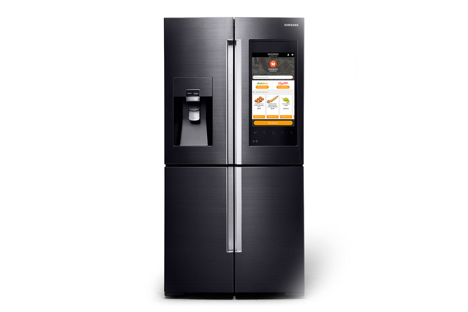 Samsung S Family Hub Smart Fridge Has A Big Touchscreen Digital Trends