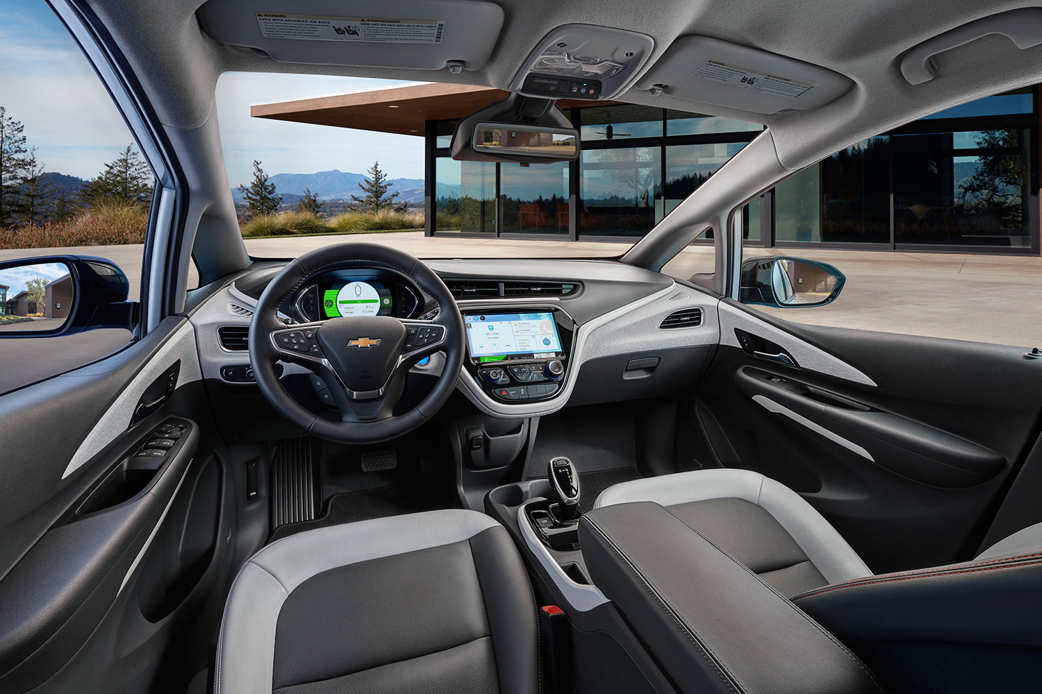 Interior of a Chevrolet Bolt EV
