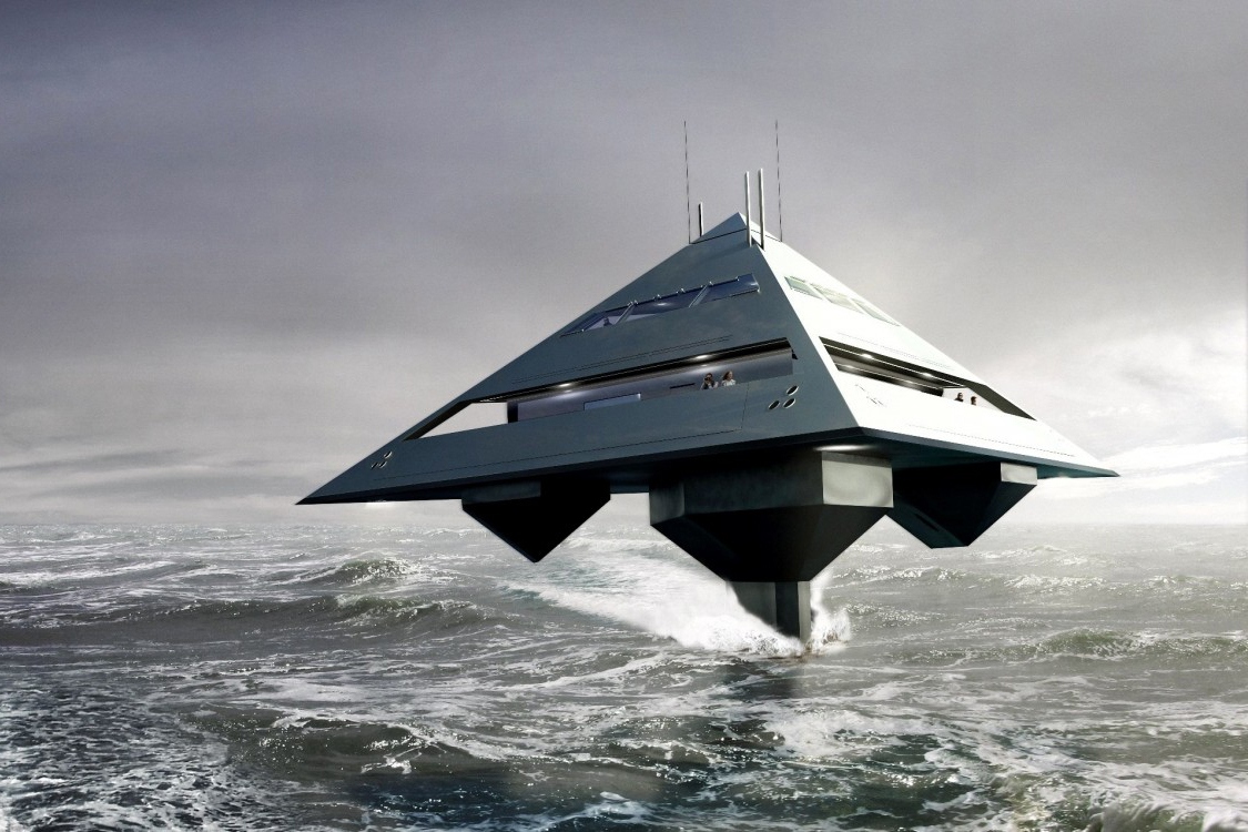 tetrahedron superyacht