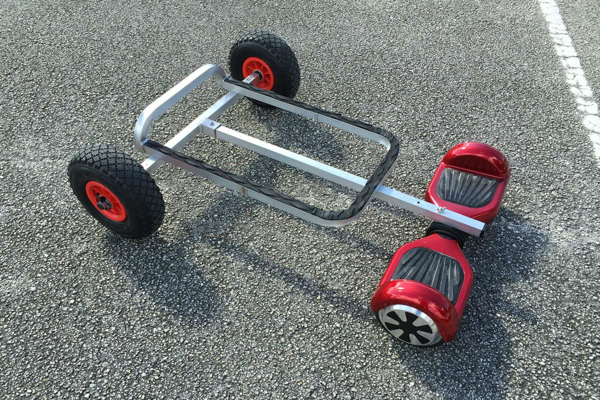 Turn Your Hoverboard Into a Mobility Scooter With HoverCart