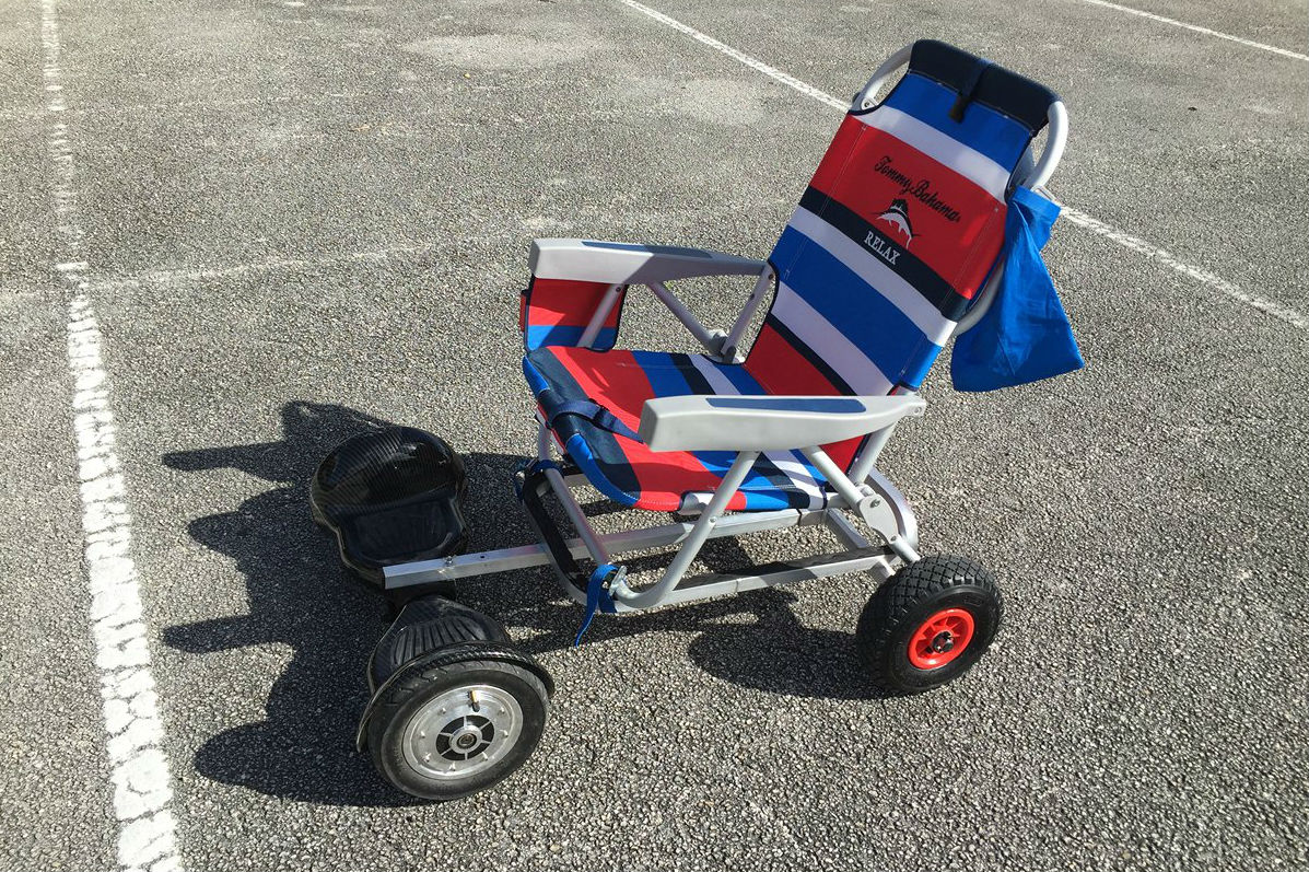 lawn chair hoverboard