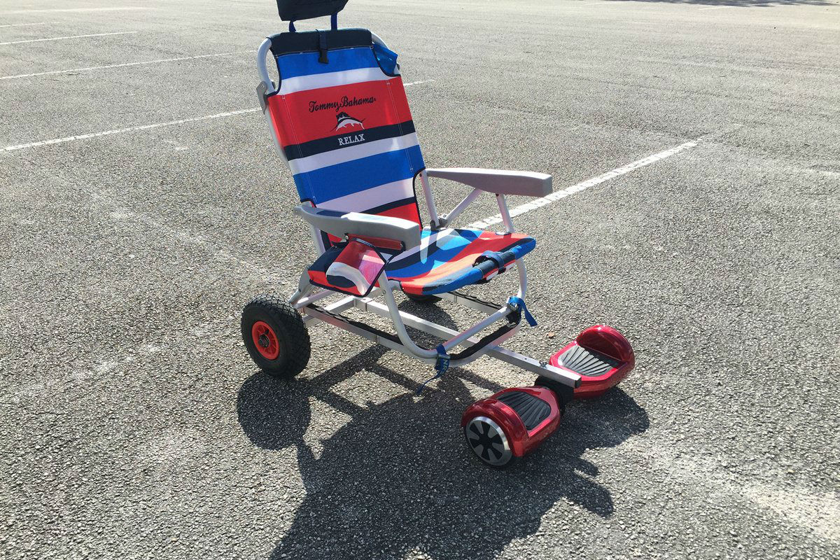 lawn chair hoverboard