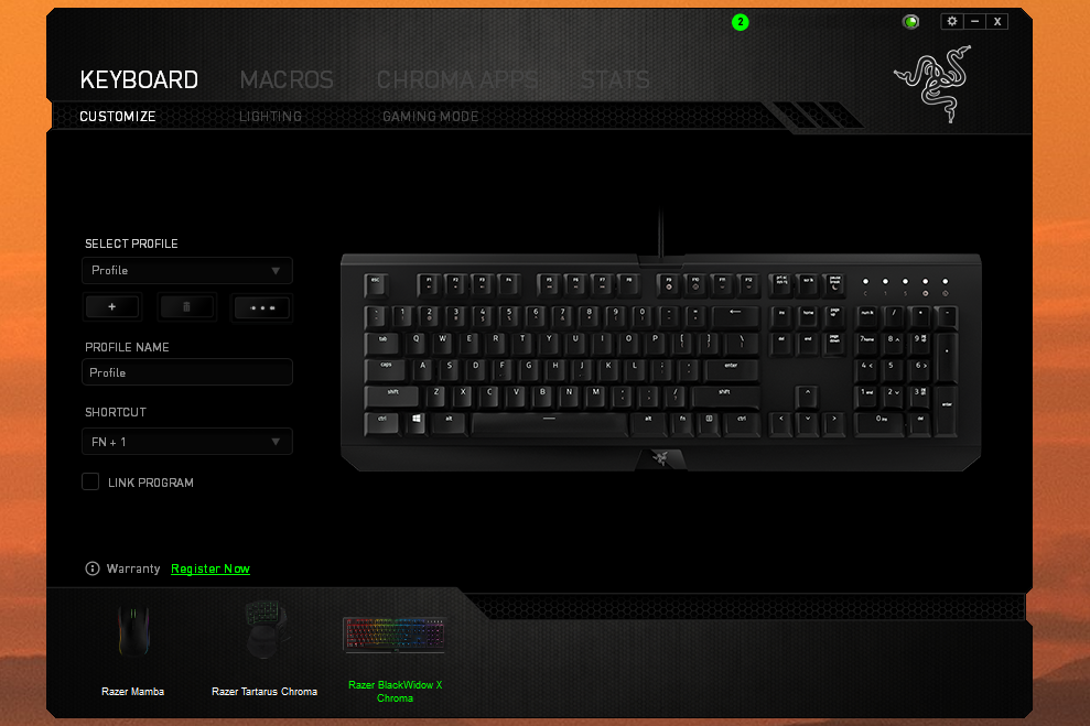 razer blackwidow x chroma software