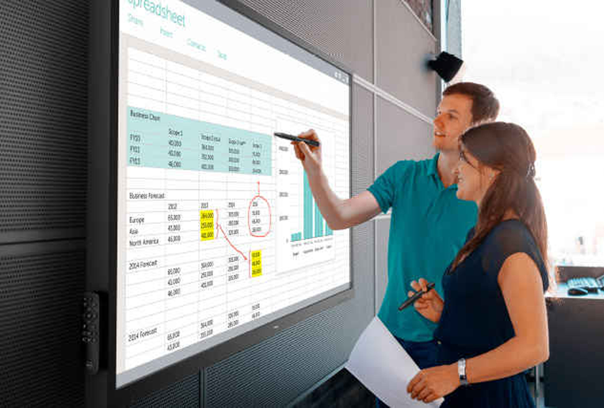 touch screen monitor for conference room