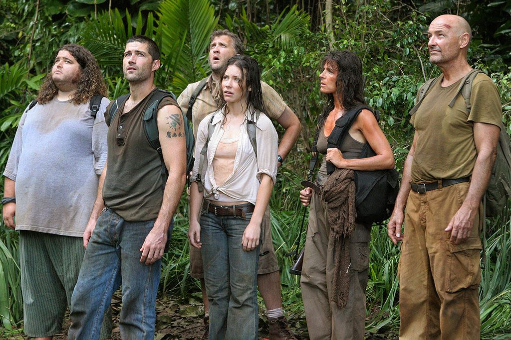 The survivors in the forest in "Lost."