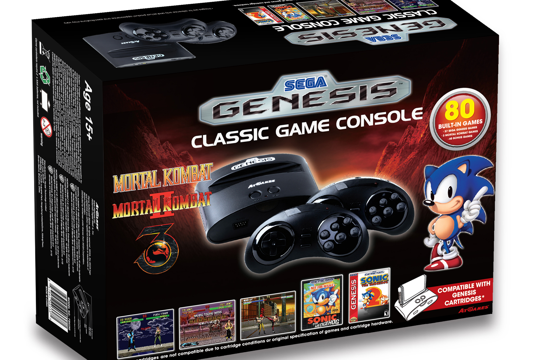 Sega genesis plug and shop play game list