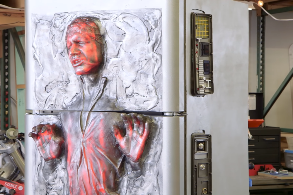 han solo carbonite waffle maker