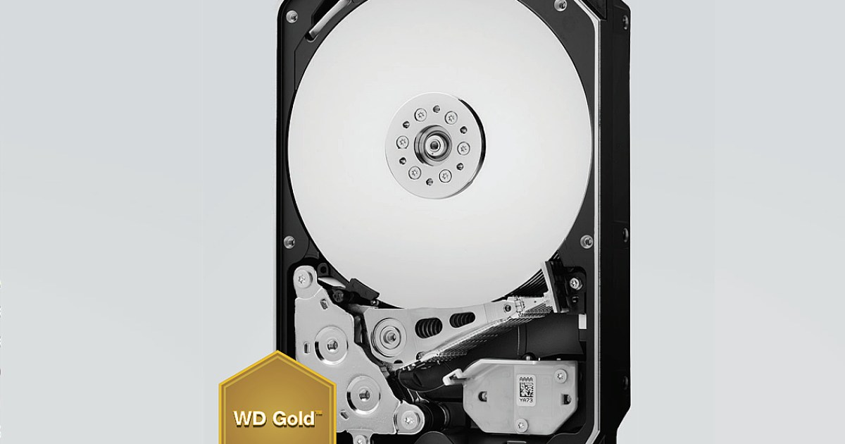 WD Adds a 10TB Helium-Filled Drive To Its 'Gold' Lineup