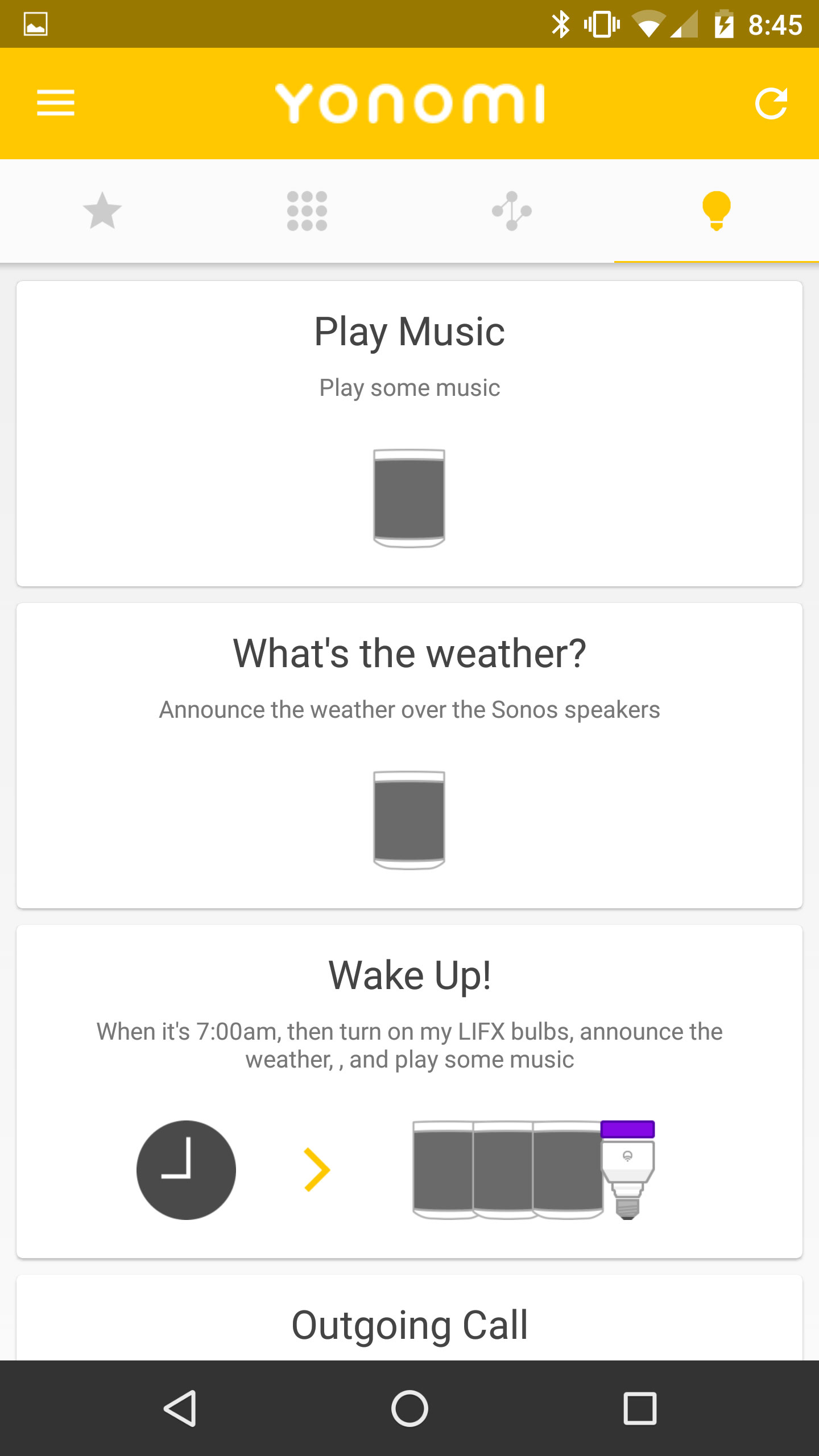 Google home yonomi store sonos