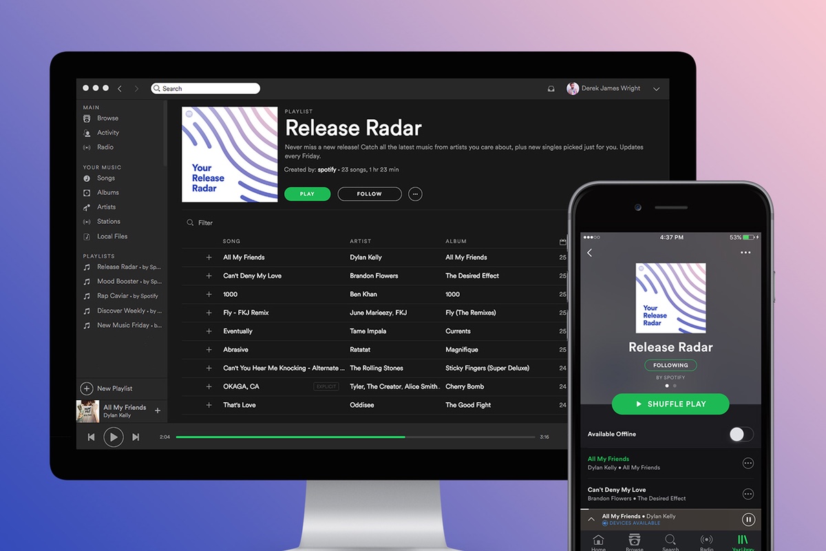 spotify for mac book pro