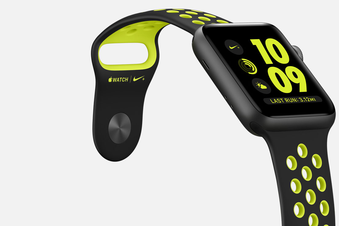 Nike apple watch series 2 clearance features