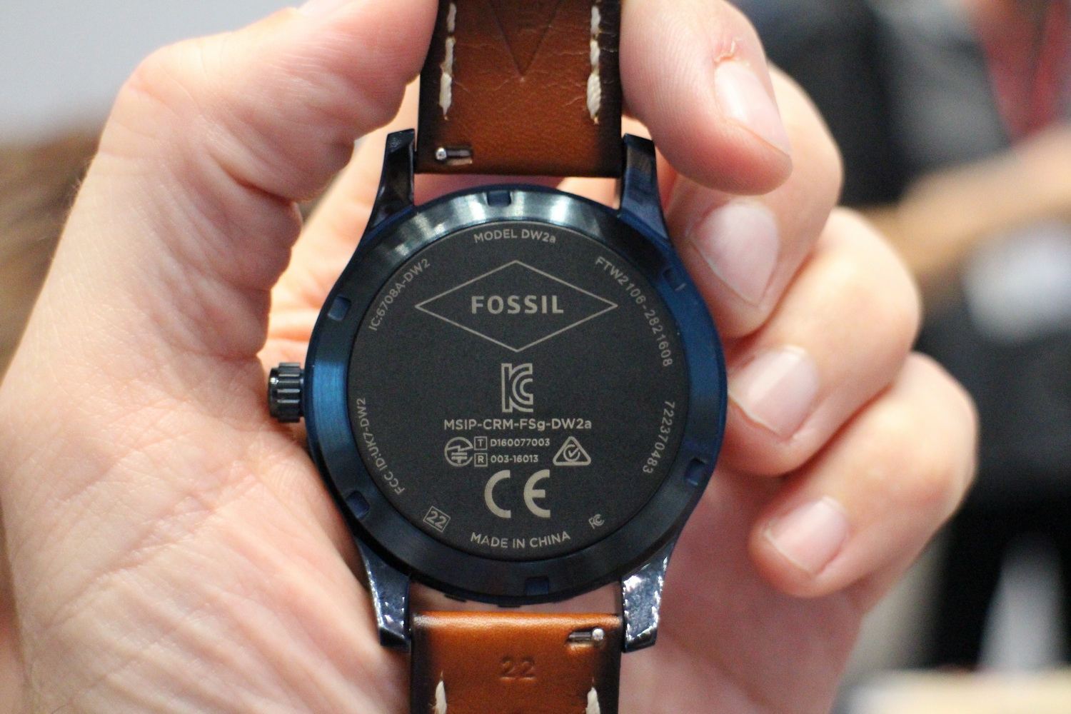 Fossil marshall outlet black smartwatch