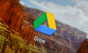 The Google Drive Logo.