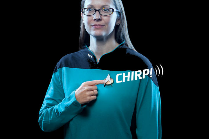 A Star Trek: The Next Generation comm badge that works | Digital