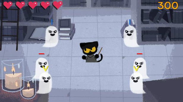 Google Halloween Doodle 2016 Is a Game: Help Momo the Cat