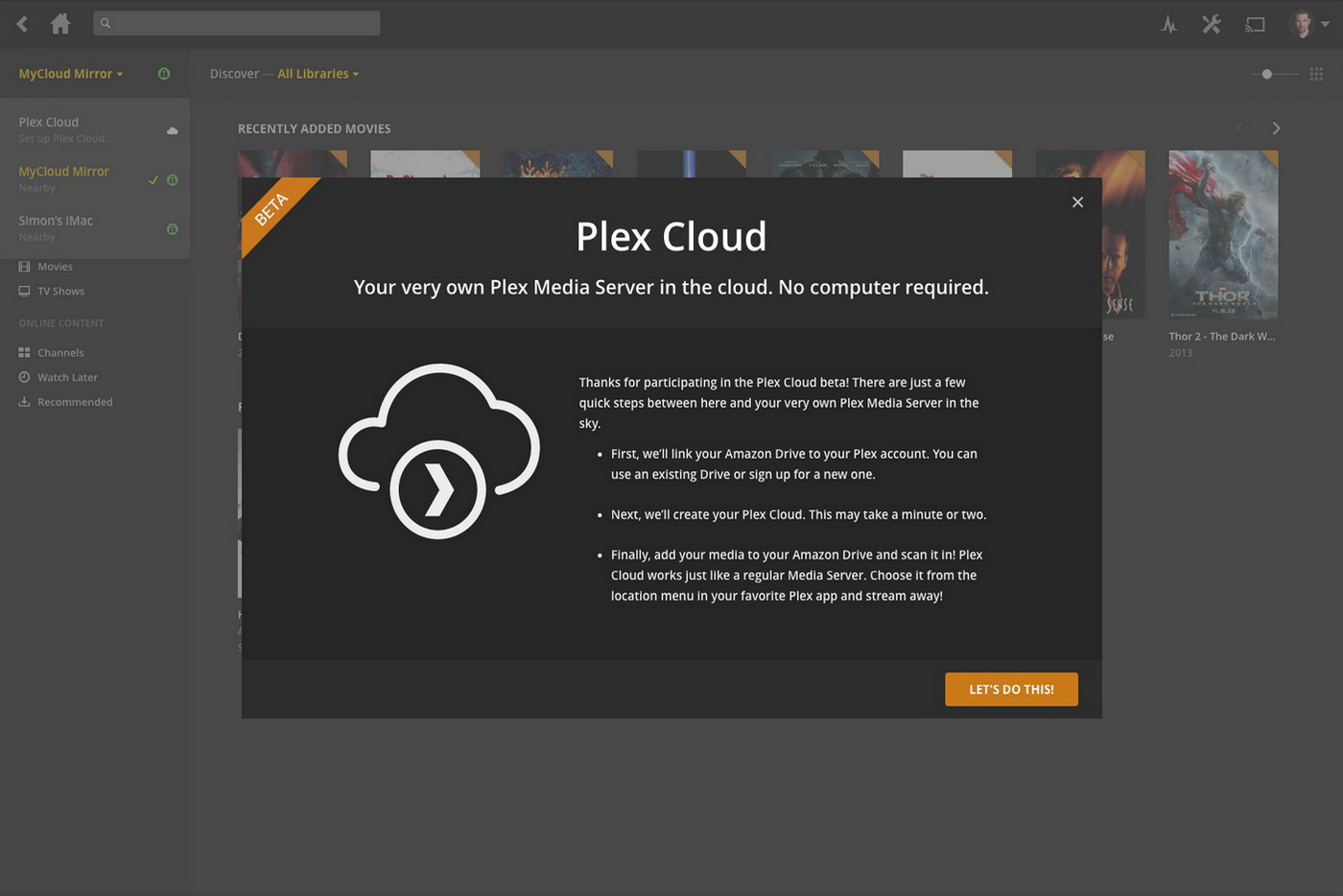 plex on cloud