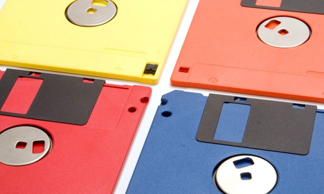 floppy disks.