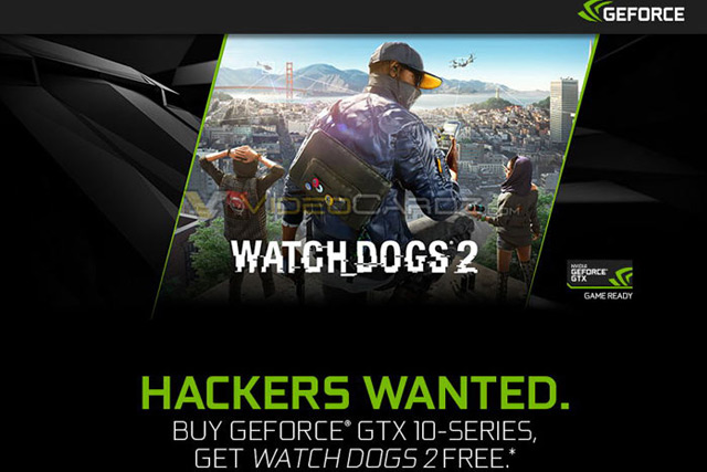 Watch Dogs 2 Could be Bundled With GTX 1080s and 1070s Digital