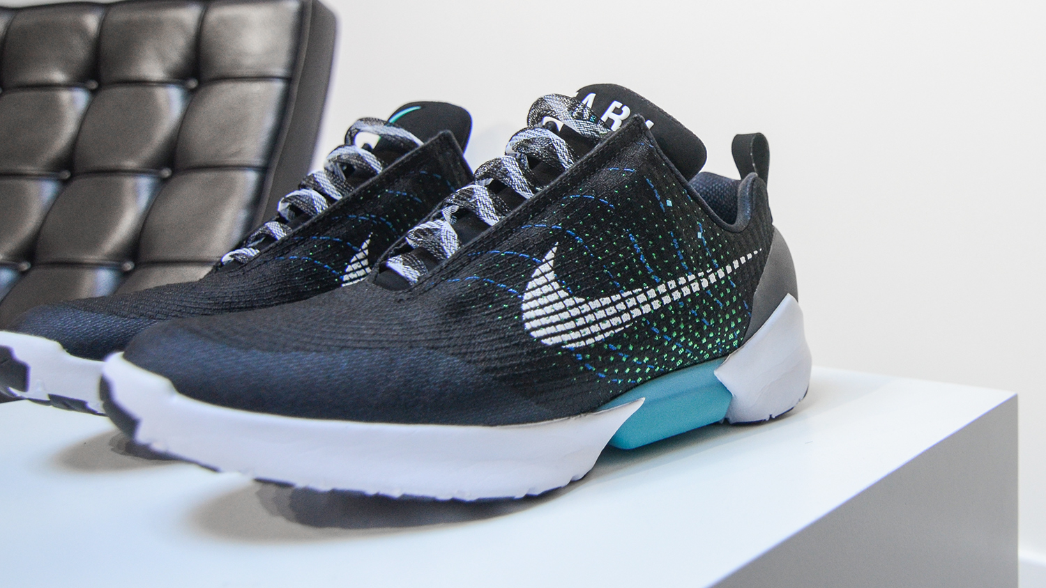 slipped on Nike's HyperAdapt 1.0 self-lacing sneakers | Digital Trends