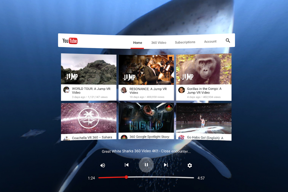 How to Watch YouTube on a Gear VR or Hulu or Netflix and more