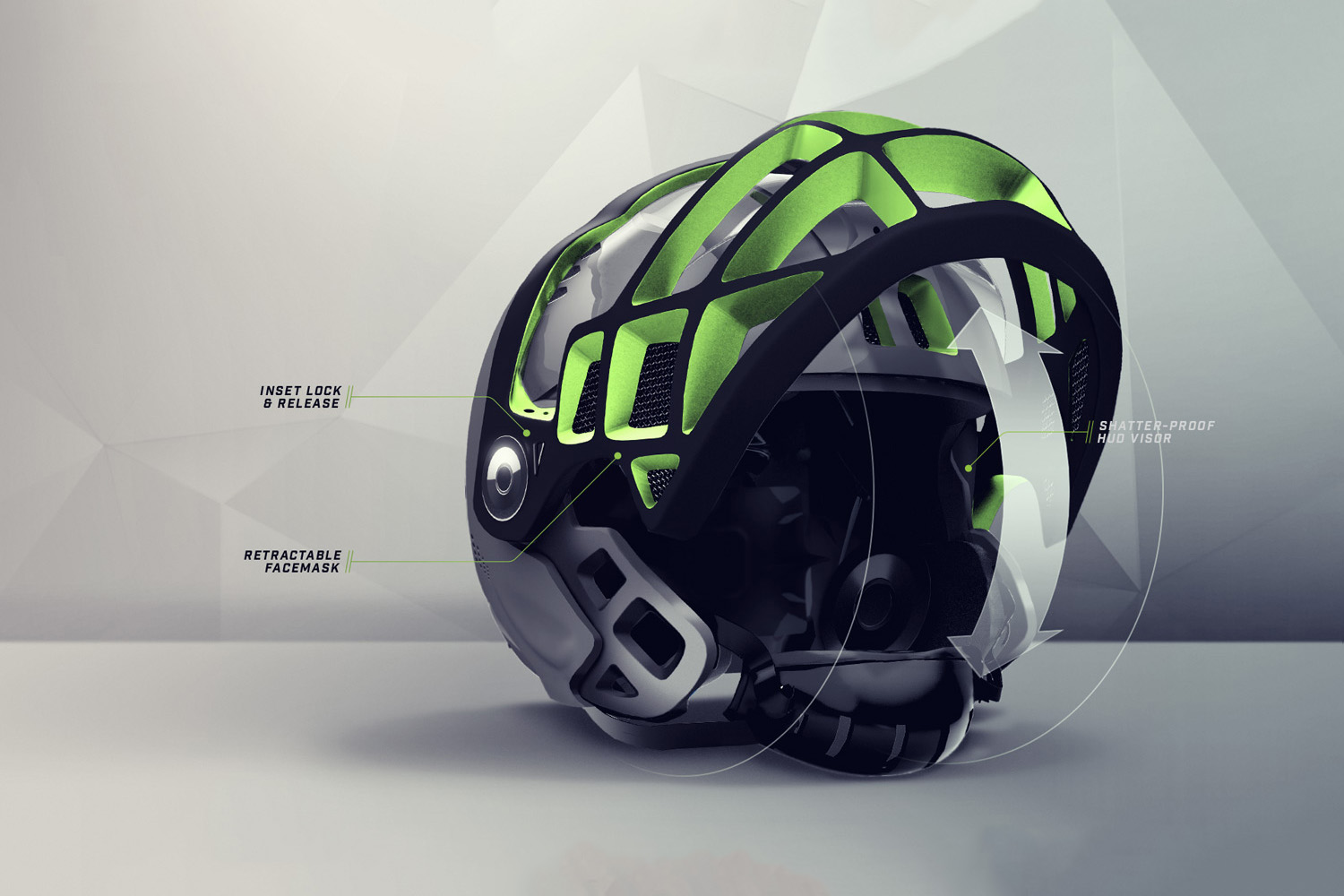 futuristic helmets