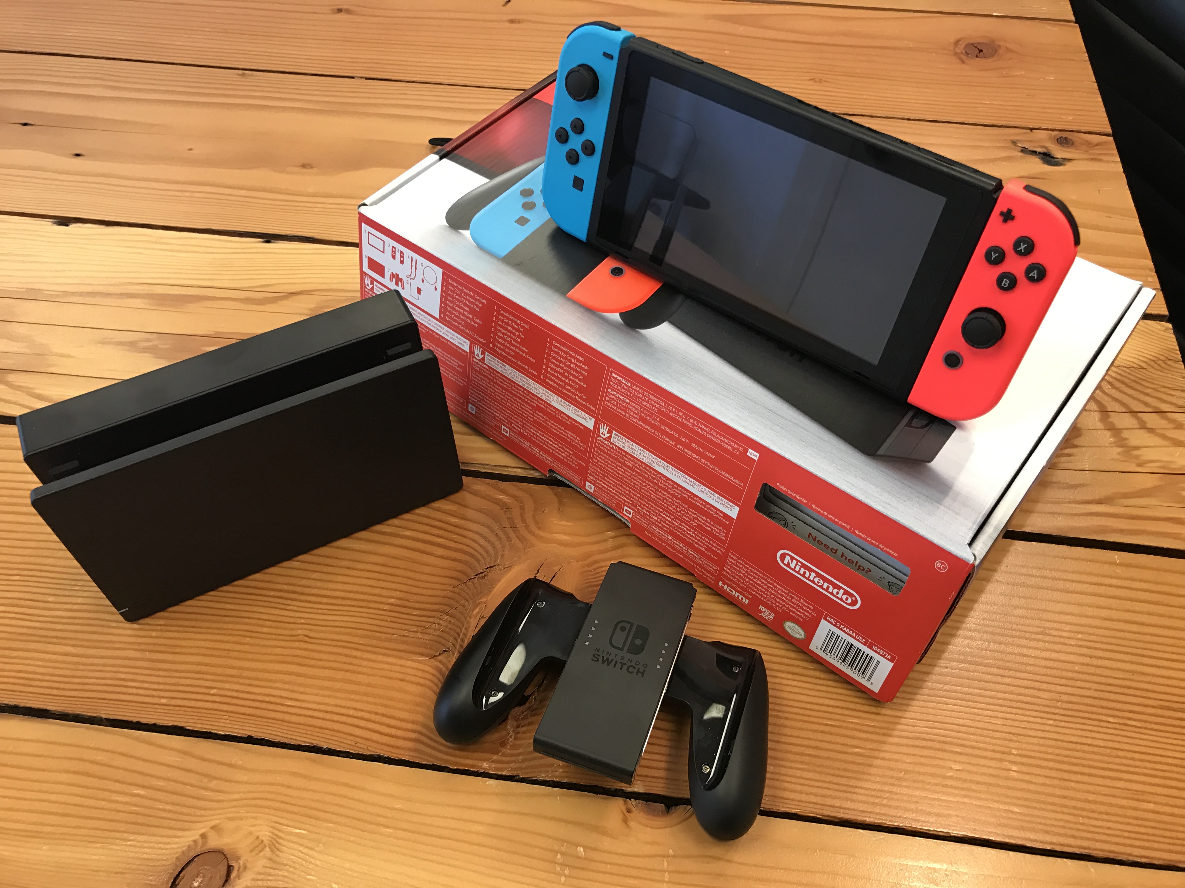 New nintendo on sale switch unboxing