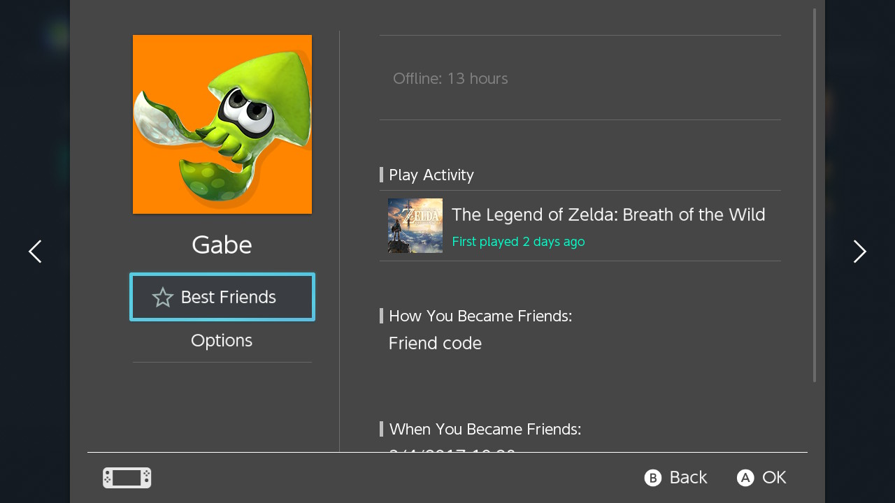 Friend code for 2024 nintendo switch