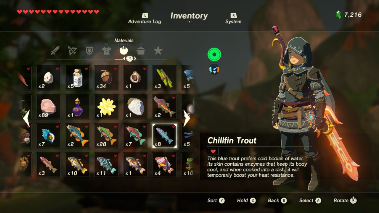 How to cook food and elixirs in 'The Legend of Zelda: Breath of