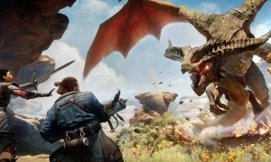 A dragon in Dragon Age: Inquisition.