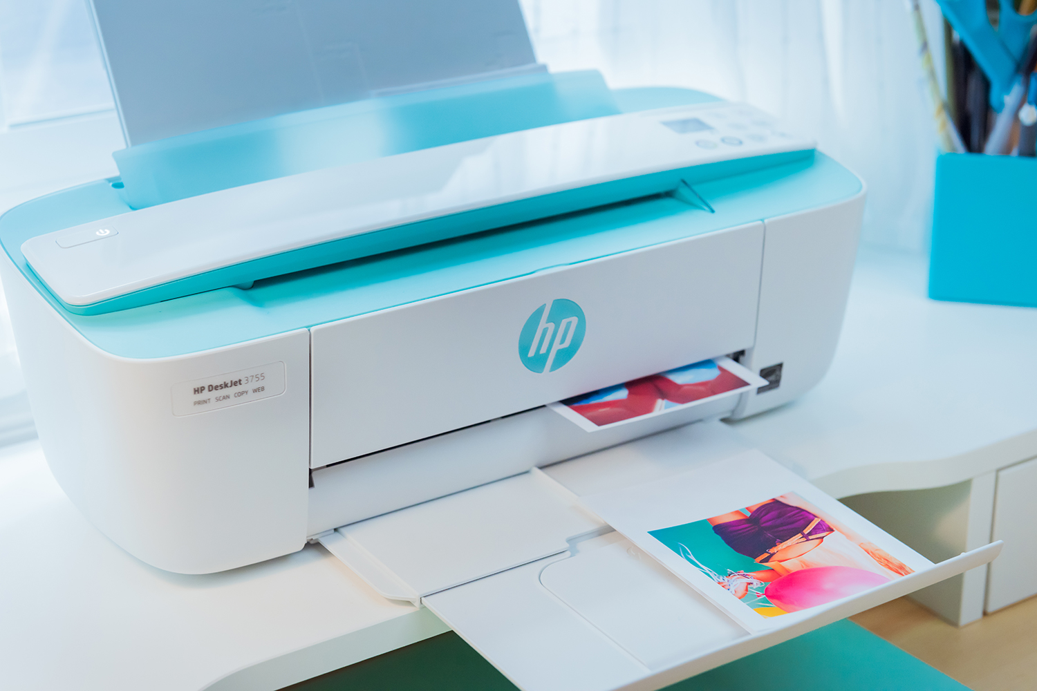 hp deskjet 3755 load paper