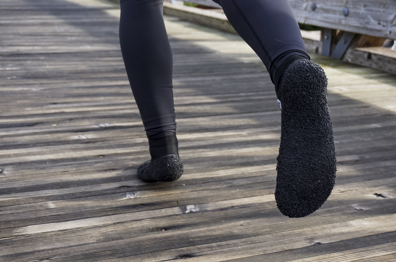 Cut resistant outdoor socks from aliexpress. The feel is really close to  being barefoot just without the worry of stepping onto sharp objects and  getting cuts. : r/BarefootRunning