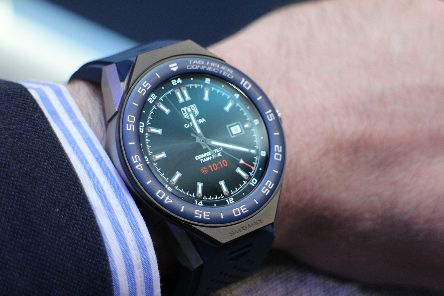 Hands on with the Tag Heuer Modular 45, a Smartwatch That Could