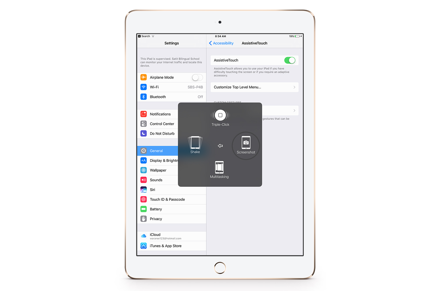 How to Screenshot on iPad using AssistiveTouch