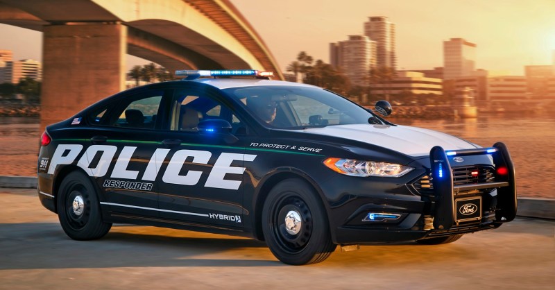 Ford Fusion-Based Police Responder Hybrid Sedan