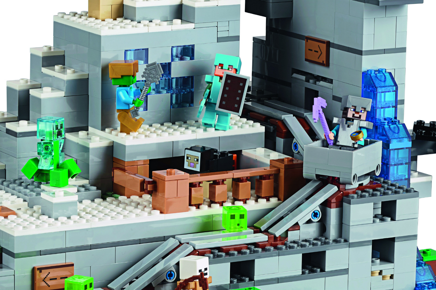 Biggest minecraft best sale lego set ever