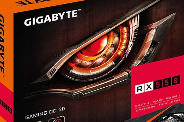 Gigabyte rx best sale 550 4gb