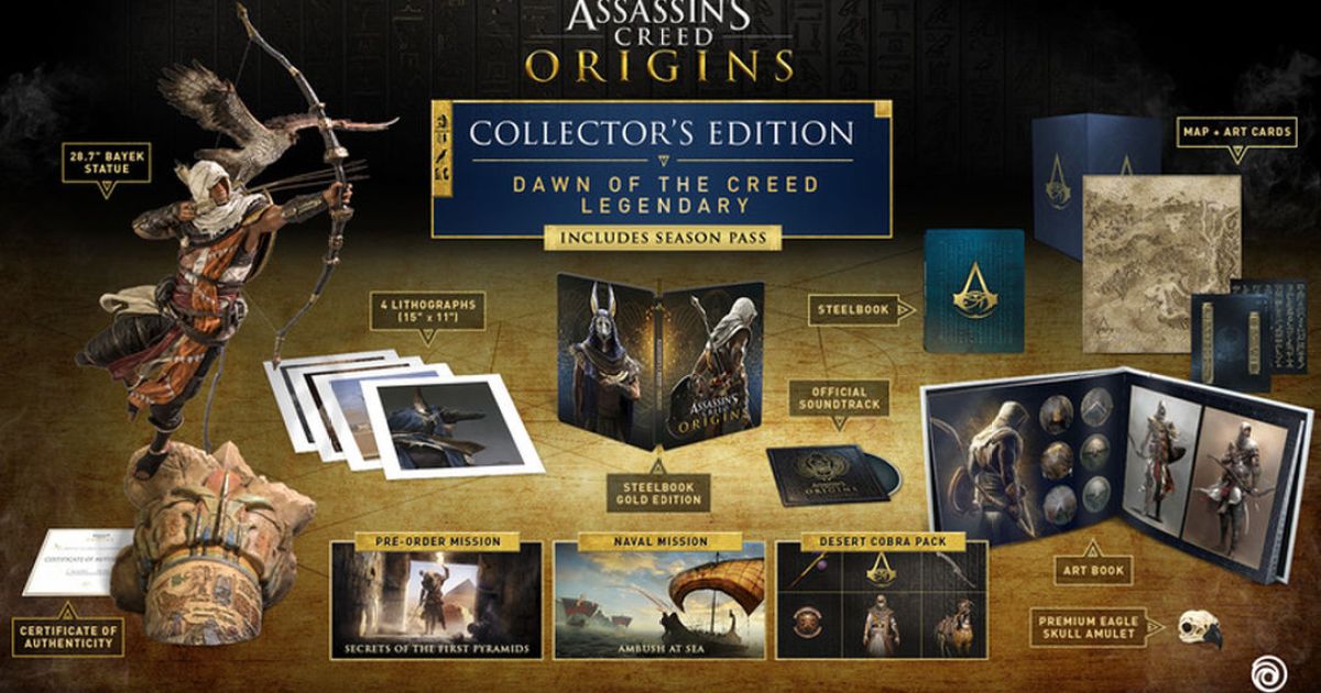 Contents of Assassin's Creed Mirage editions