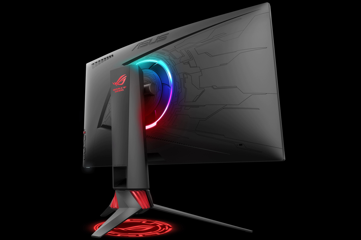 Asus Teases Three New Strix-Branded Desktop Displays Supporting