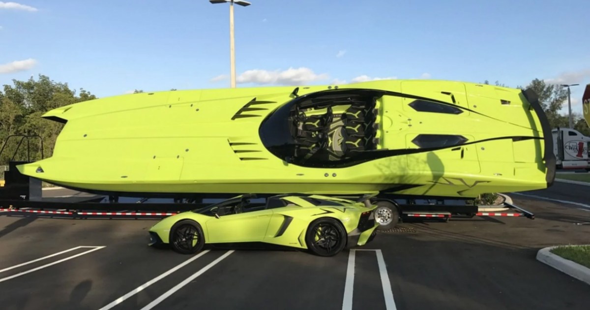 Original Owner Selling Color-matched Lamborghini and Lamboat | Digital  Trends