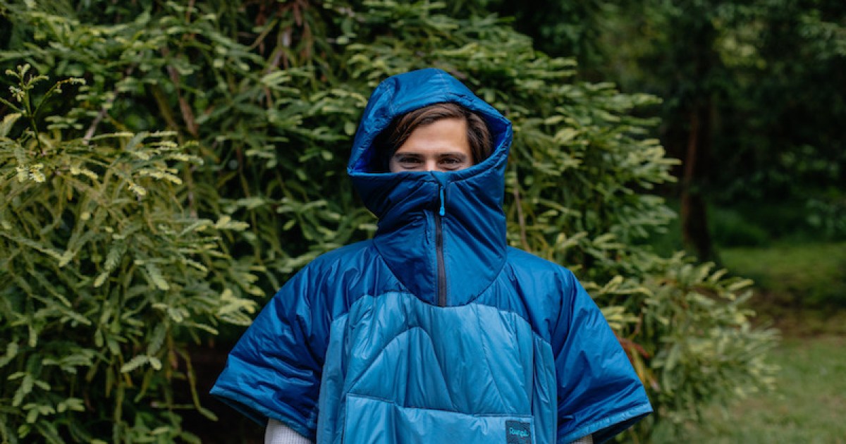 The Puffy Poncho From Rumpl Will Keep You Warm on Your