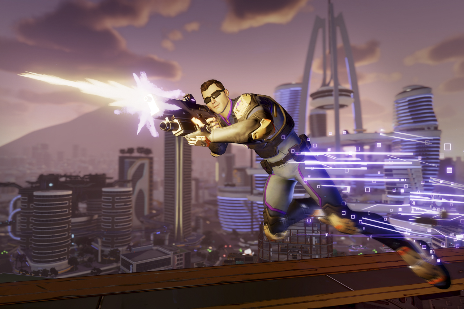 Agents of Mayhem Review 80s Parodies and One Liners Digital Trends