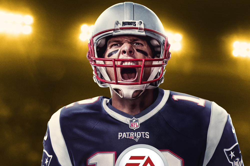 Madden NFL 18 Tom Brady cover