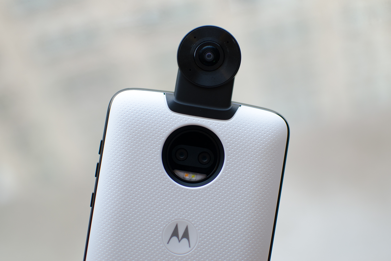 Câmera Moto 360º, captura em 4k todos os ângulos, Moto Mods