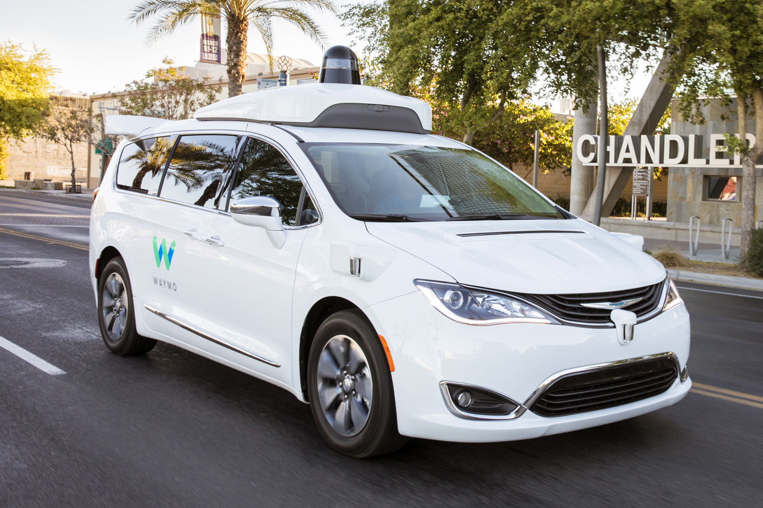 Waymo minivan clearance