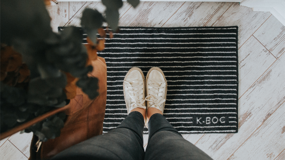 Footwear Disinfecting Door Mat - Sports 1/2 deep Blemished 