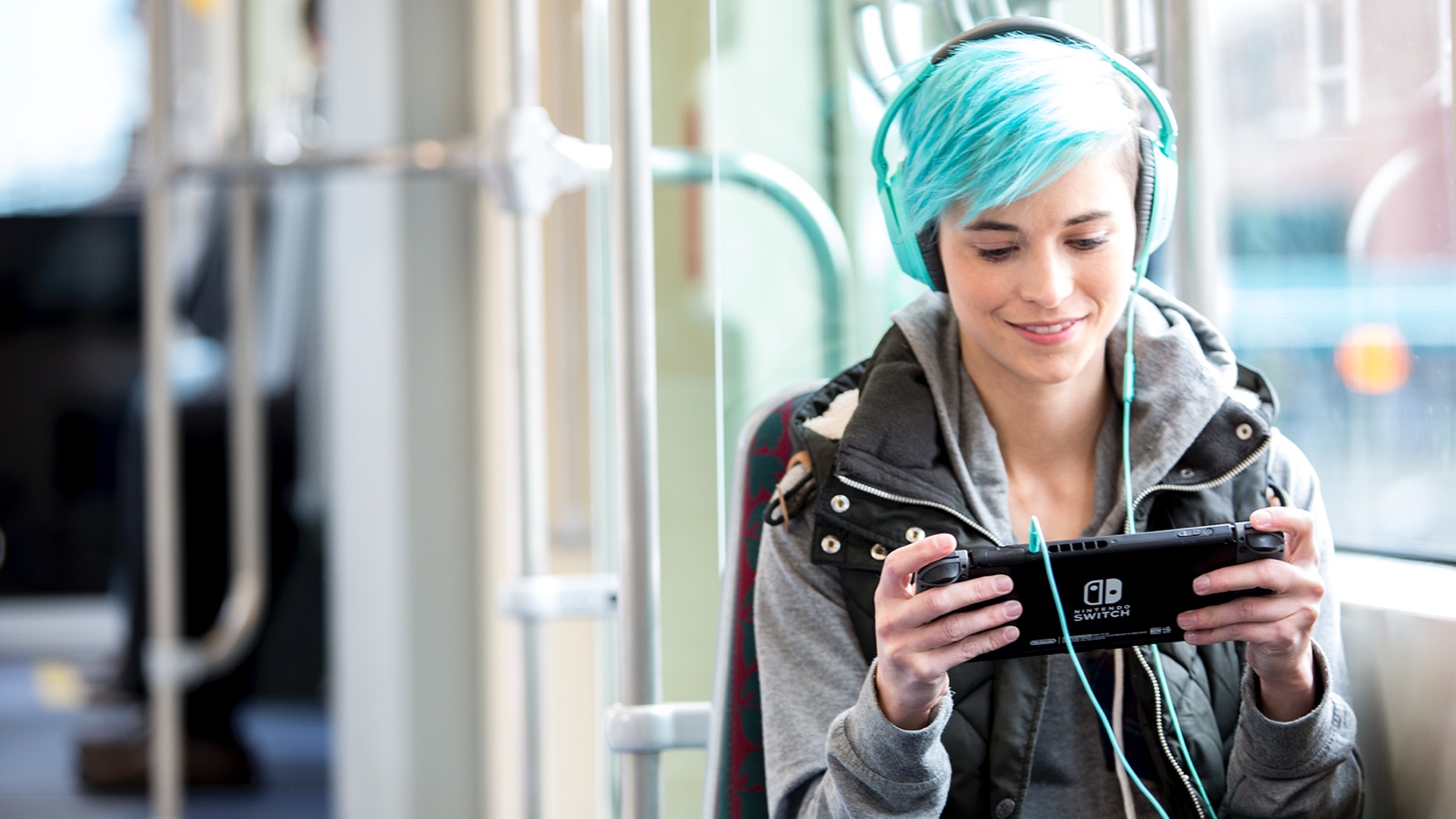 Girl playing nintendo sales switch